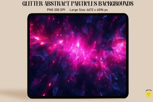 Abstract Magenta Particles Backgrounds: A Designer's Sparkle Toolkit