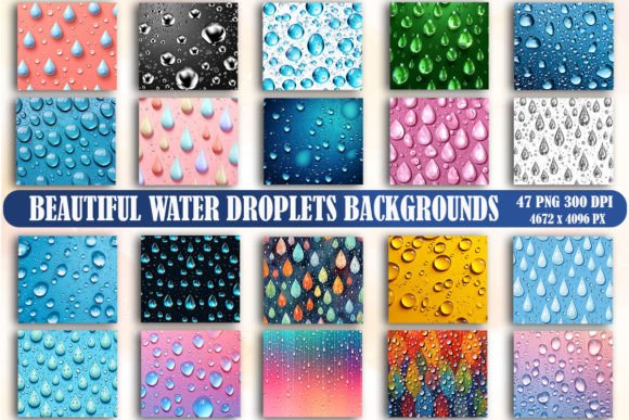 Beautiful Water Droplets Backgrounds: A Fresh Visual Toolkit