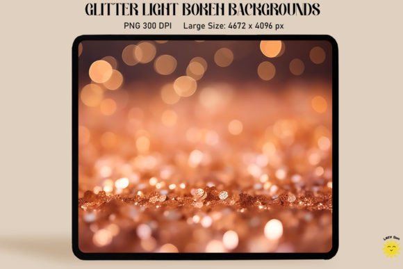 Captivating Rose Gold Luminous Bokeh Backgrounds