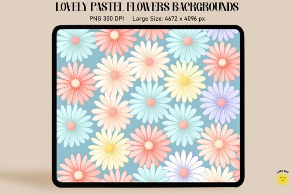 Colorful Daisies Pastel Backgrounds: A Designer's Soft Floral Toolkit