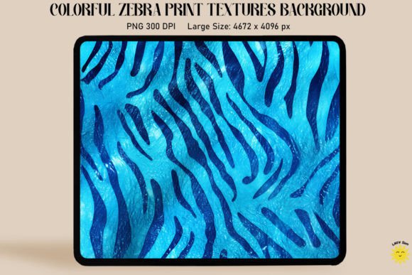 Glitter Blue Zebra Print Backgrounds: Bold Textures for Impactful Design