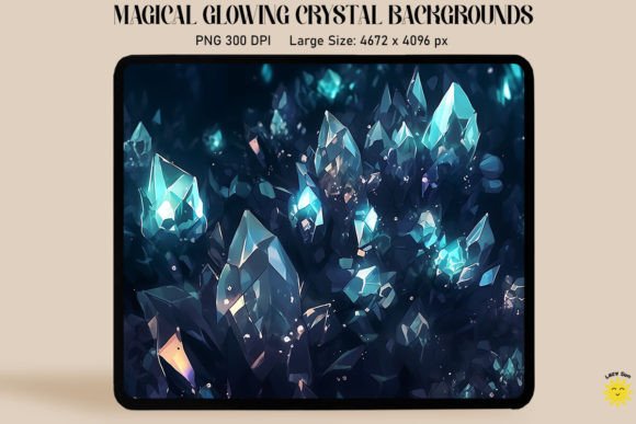 Glowing Crystal Backgrounds: A Designer's Guide to Ethereal Depth