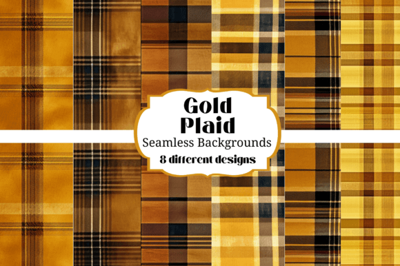 Gold Plaid Flannel Backgrounds Seamless: Your Cozy Design Toolkit