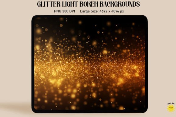 Golden Light Falling Bokeh: The Ultimate Luxury Background