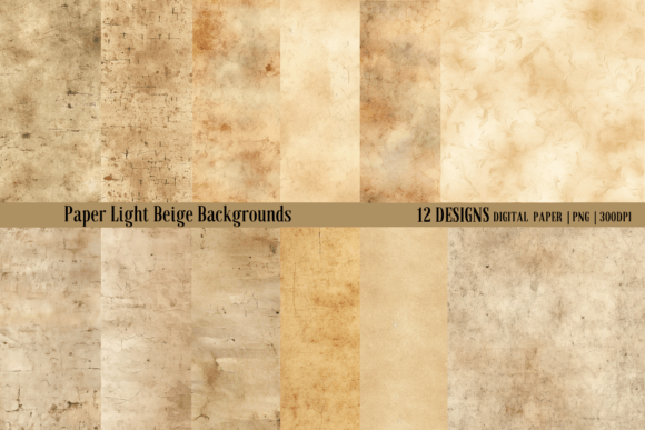 Paper Light Beige Backgrounds: A Vintage Touch for Modern Projects