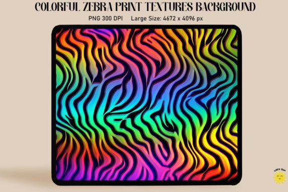Rainbow Zebra Print Backgrounds: A Bold Visual Statement