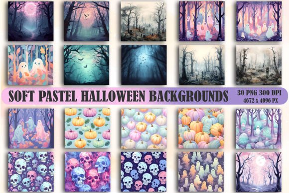 Soft Pastel Halloween Backgrounds: A Modern Twist on Spooky Season