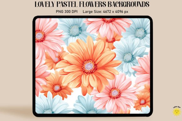 Softening Your Visuals with Daisies Pastel Colors Backgrounds
