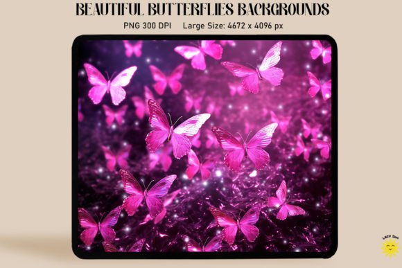 Sparkly Pink Butterflies Backgrounds: A Designer's Guide