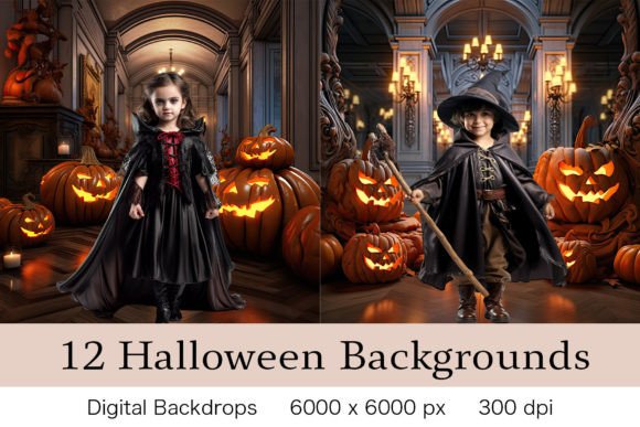 Spooky Season Simplified: 12 Halloween Digital Backdrops