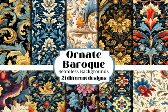 Timeless Elegance: Using Baroque Seamless Backgrounds Patterns