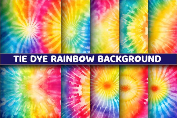 Unlock Vibrant Projects with Tie Dye Rainbow Backgrounds