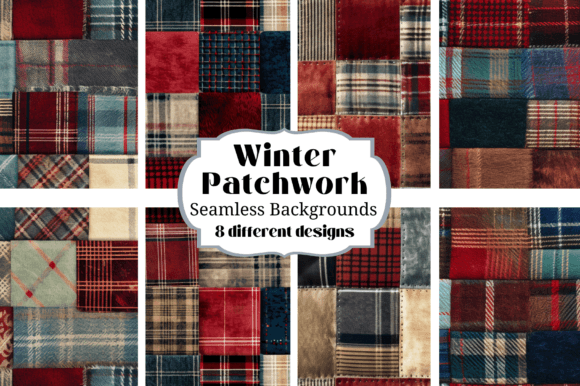 Warm Up Your Winter Projects with Cozy Quilt Backgrounds