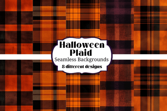 Why Halloween Plaid Seamless Backgrounds Are a Designer's Secret Weapon